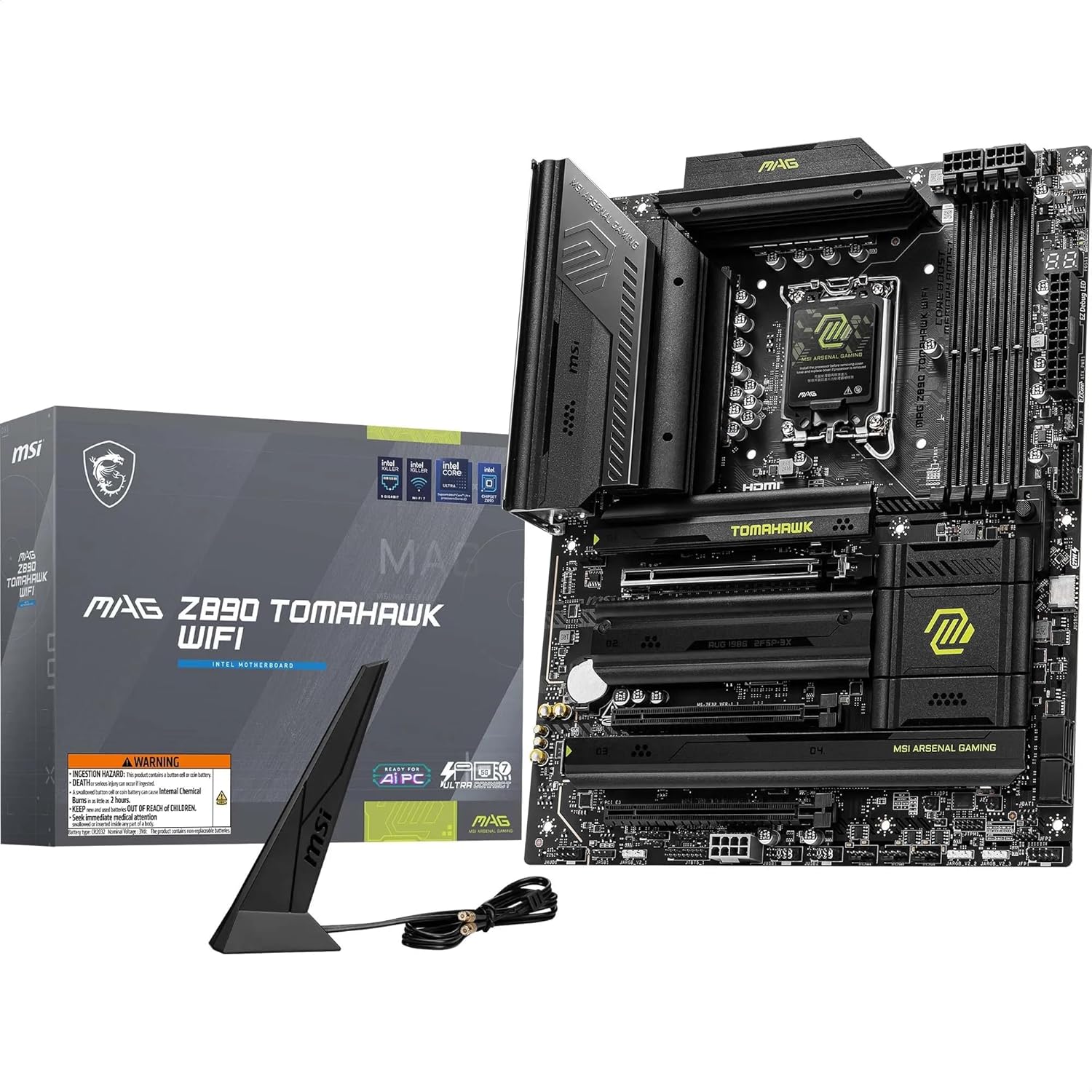 MSI MAG Z890 Tomahawk WiFi Gaming Motherboard